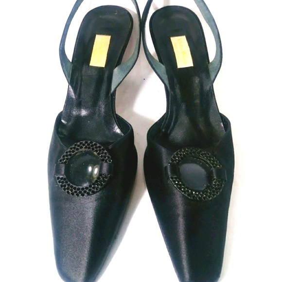 Vera wang sling back suede shoes - Picture 4 of 16